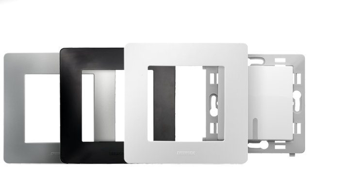 Prises USB double - encastrables - blanc - boîte de 5 - Caly DEBFLEX
